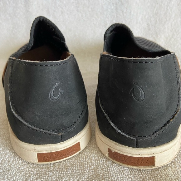 OluKai Pehuea Women’s Size 7 Shoes Black Slip On Casual Shoe - Picture 8 of 9